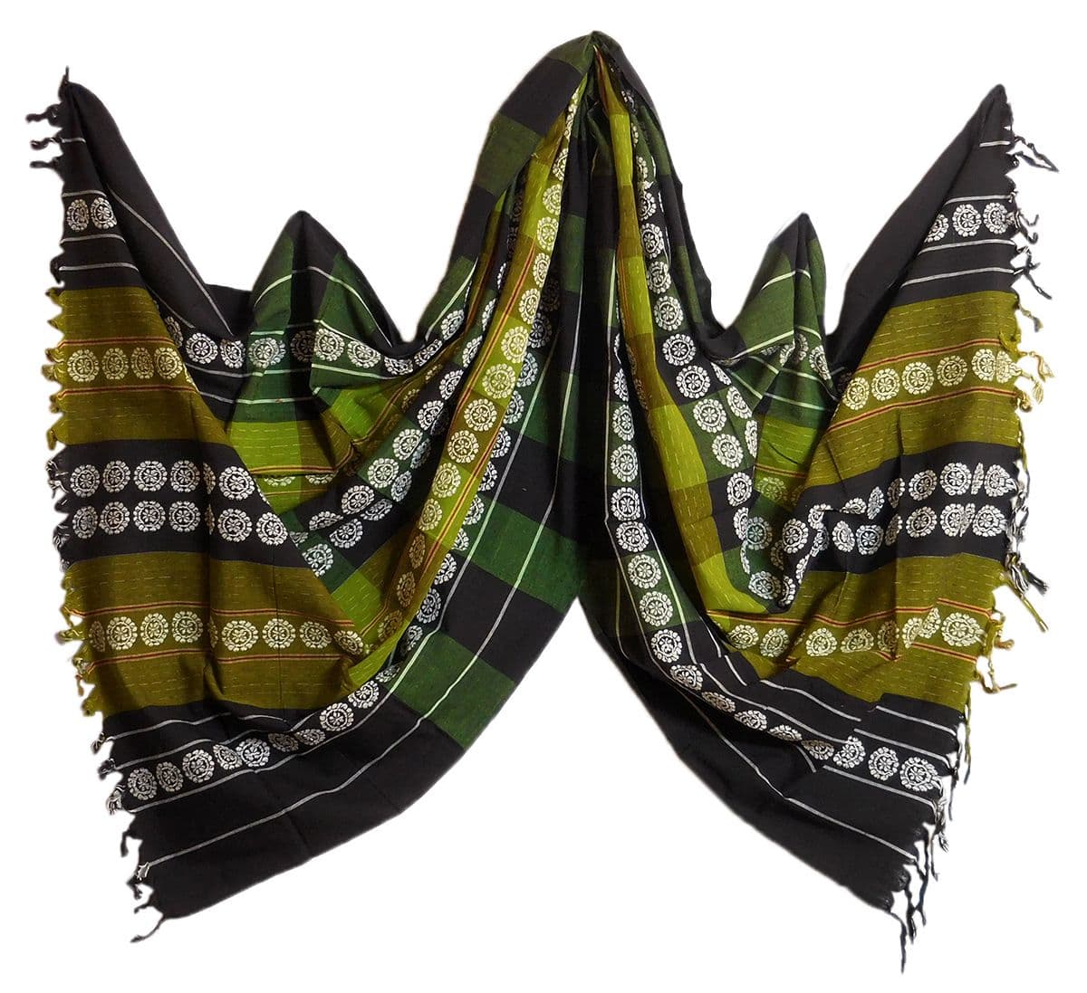 Bomkai Cotton Woven Stole