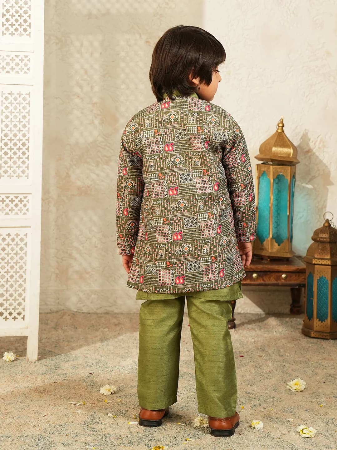 Boys Silk Blend Sherwani
