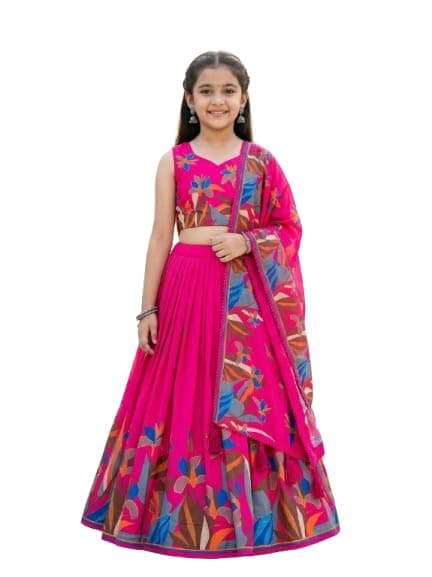 Kids Embroidered Lehenga Choli