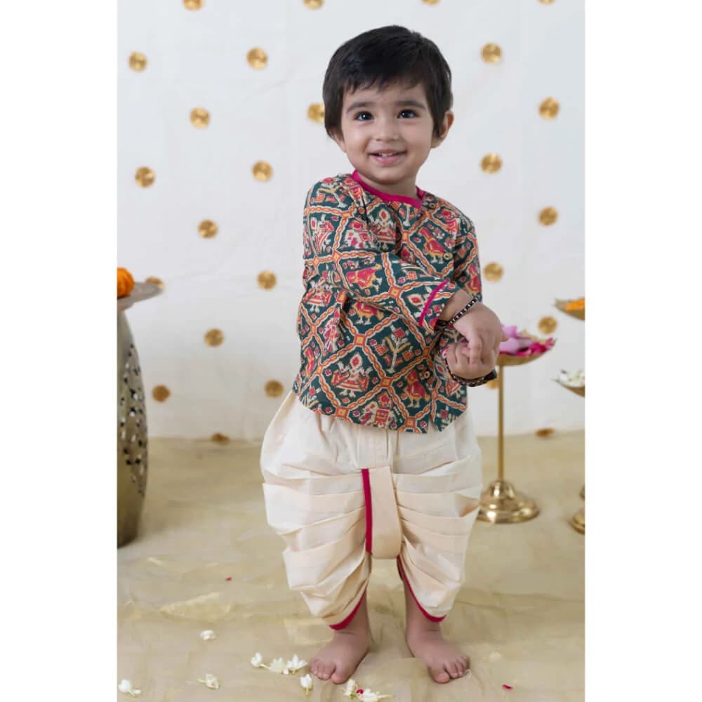 Kids Dhoti Kurta Set