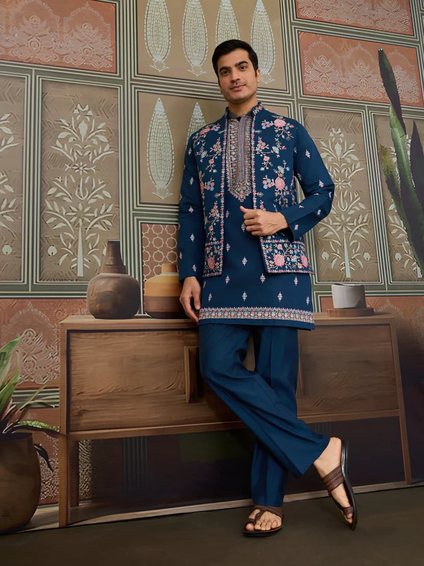 Silk Blend Indo-Western Set