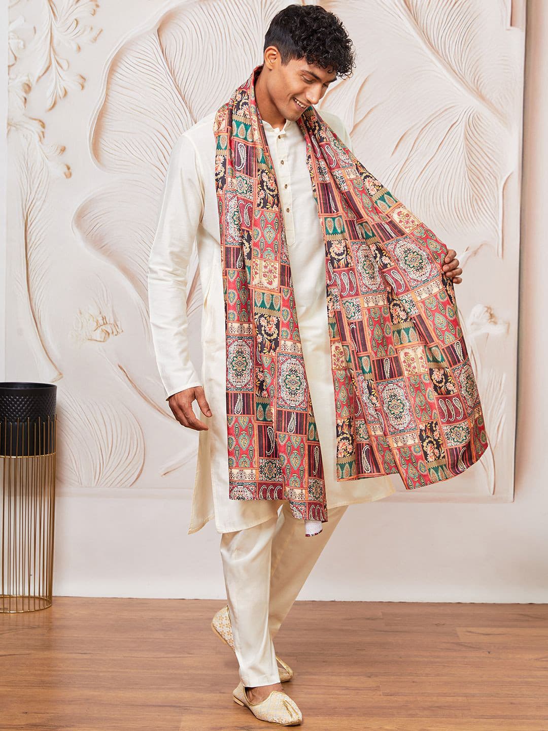 Printed Cotton Churidar Kurta