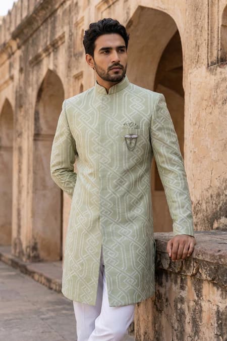 Designer High Neck Sherwani
