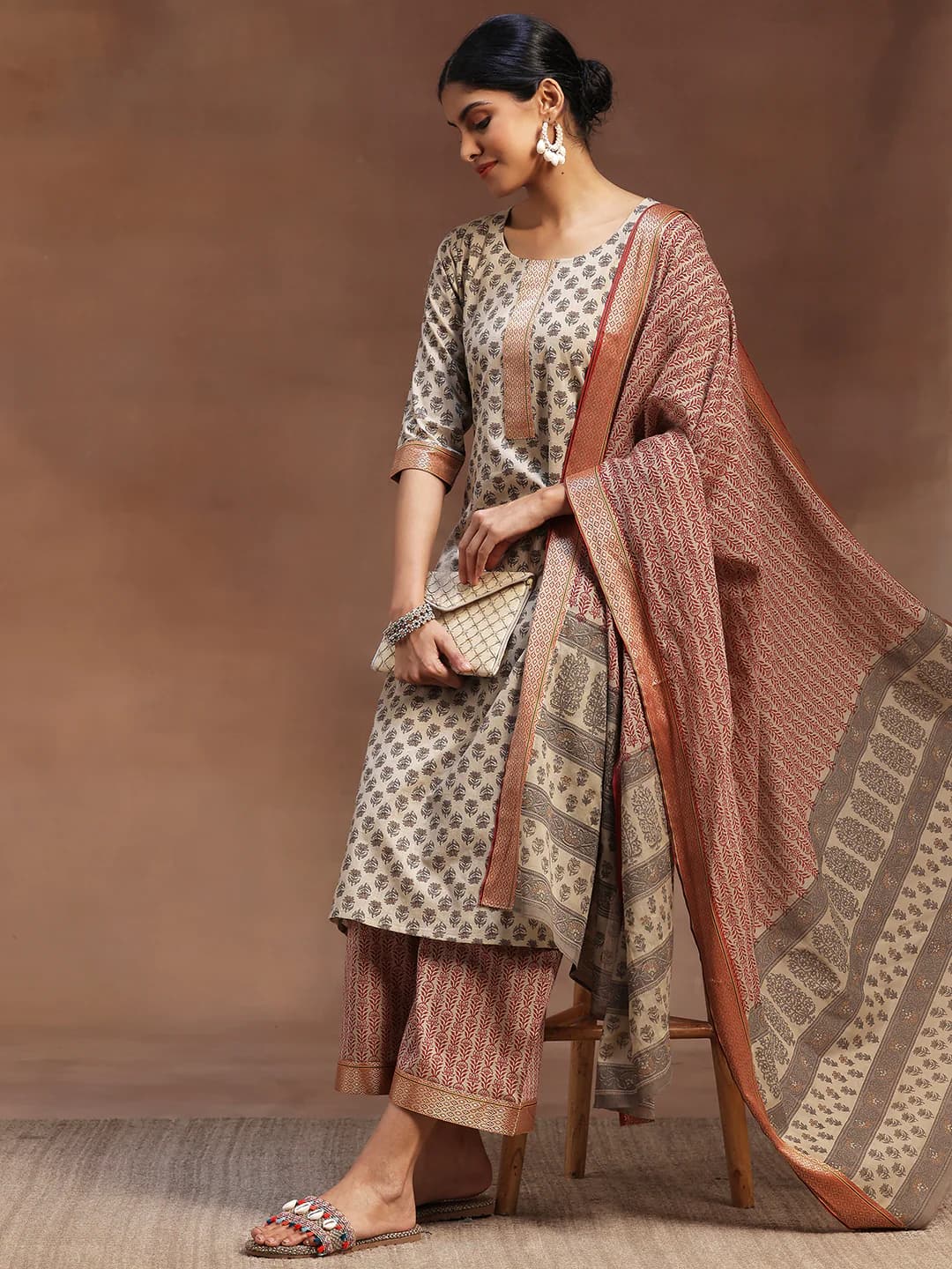 Casual Cotton Straight Suit