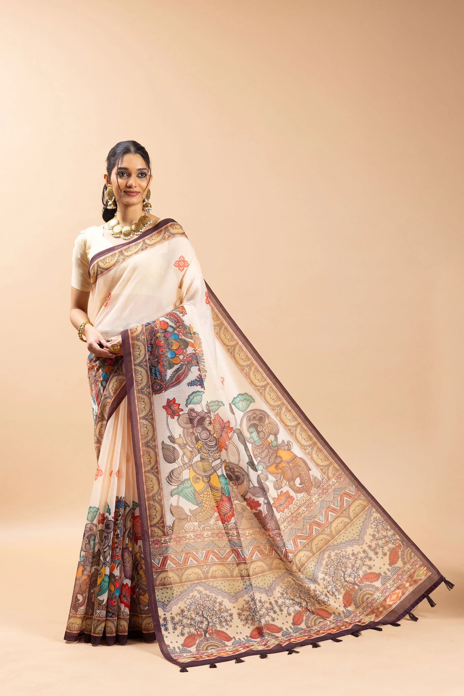 Maheshwari Silk Cotton Saree