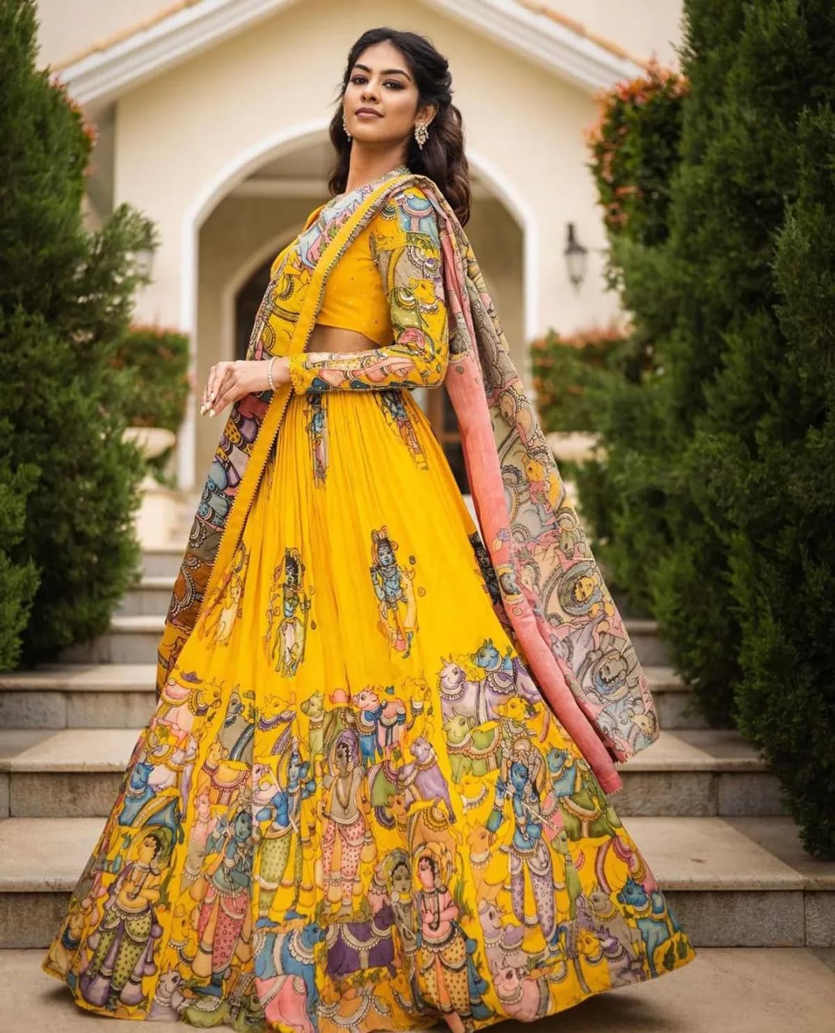 Designer Organza Lehenga Set
