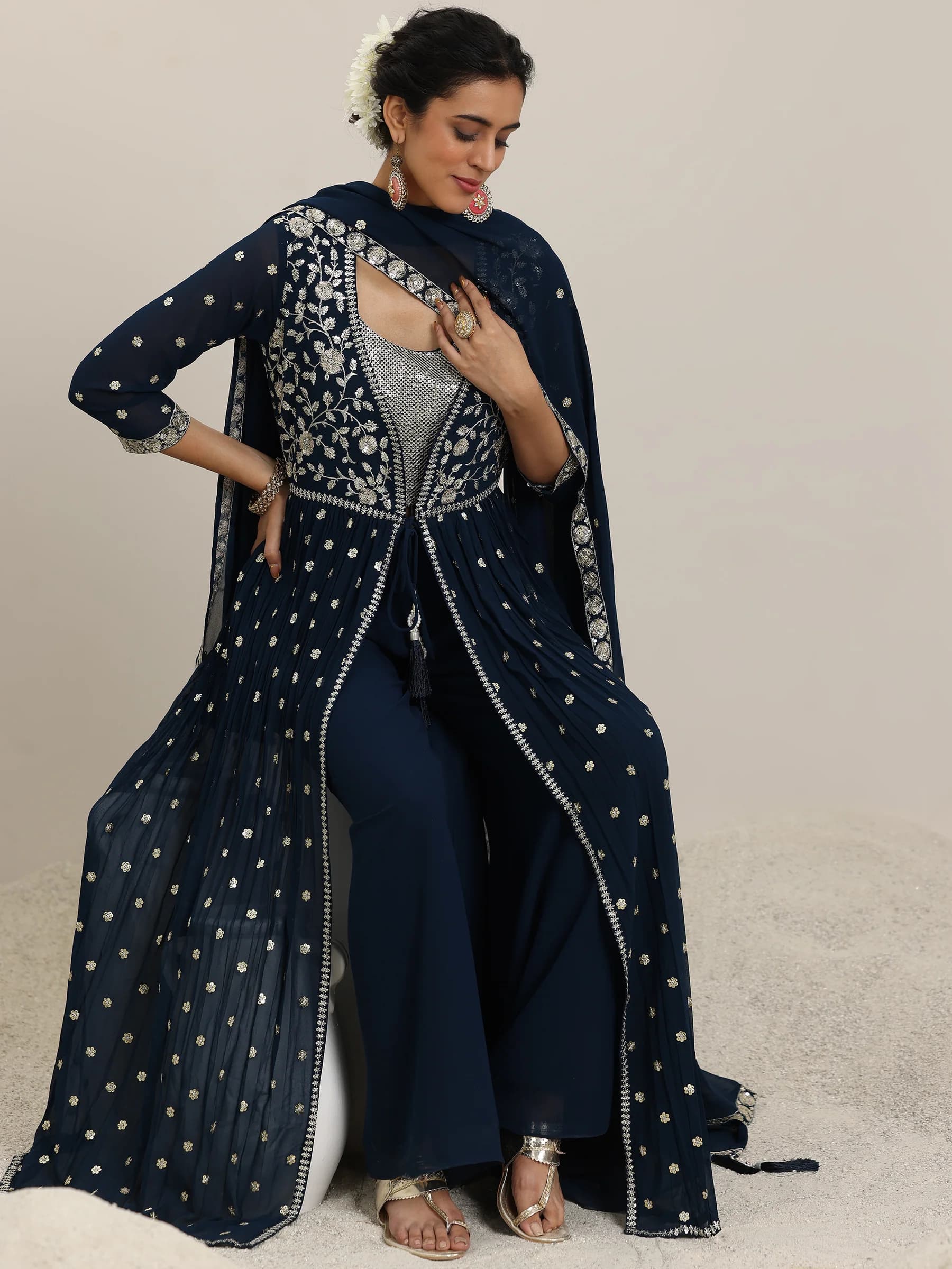 Designer Jacket Style Lehenga