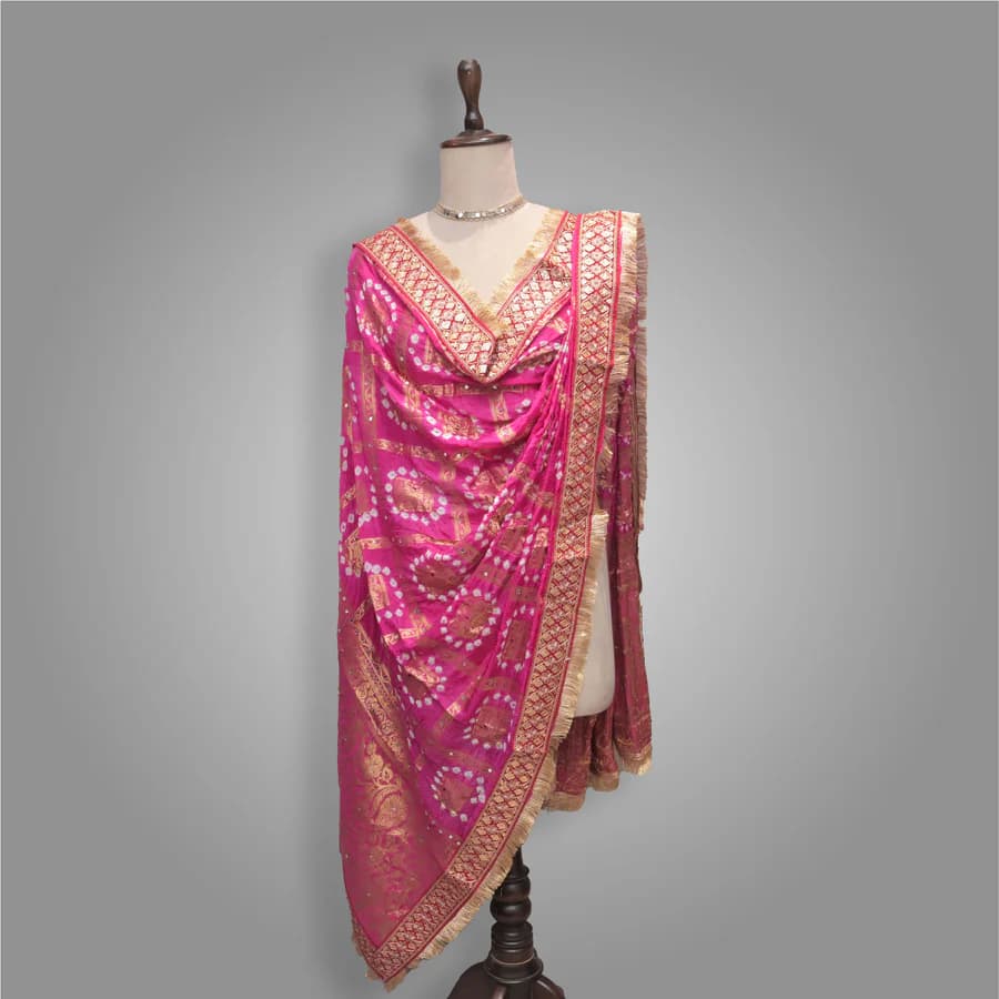 Net Embroidered Dupatta