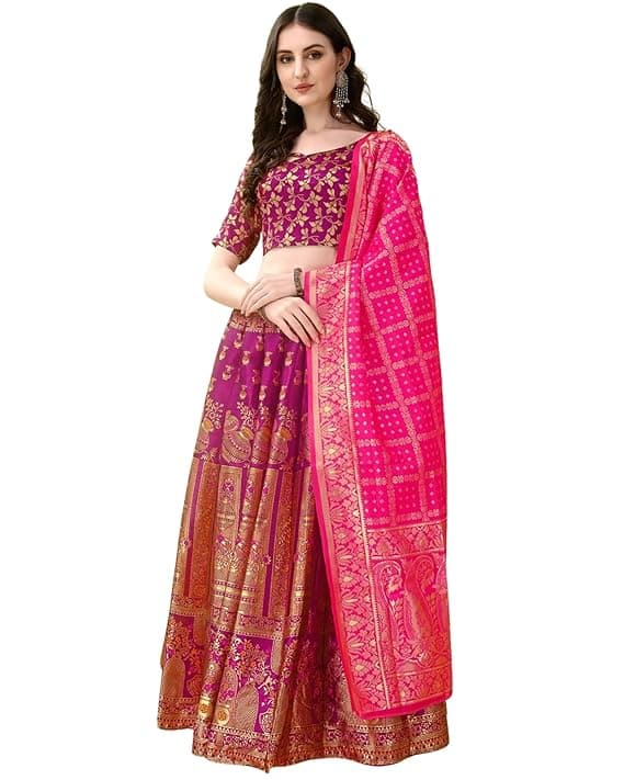 Banarasi Jacquard Lehenga Choli